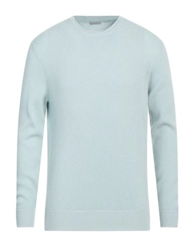 Malo Man Sweater Sky Blue Size 40 Cashmere