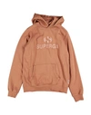 Superga Toddler Girl Sweatshirt Camel Size 6 Cotton In Beige