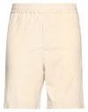 Liu •jo Man Man Shorts & Bermuda Shorts Beige Size 34 Cotton, Elastane