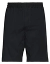 Liu •jo Man Man Shorts & Bermuda Shorts Midnight Blue Size 38 Cotton, Elastane