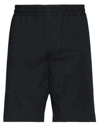Liu •jo Man Man Shorts & Bermuda Shorts Midnight Blue Size 38 Cotton, Elastane In Blue