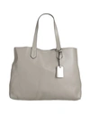 Emporio Armani Woman Handbag Lead Size - Soft Leather In Grey