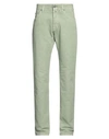 Jacob Cohёn Man Pants Green Size 32 Cotton, Linen