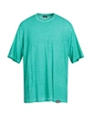 Dsquared2 Man Undershirt Green Size L Cotton, Elastane