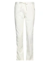 Grey Daniele Alessandrini Man Pants Ivory Size 30 Cotton, Polyamide, Elastane In White