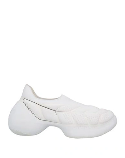 Givenchy Woman Sneakers White Size 7 Polyester, Polyurethane