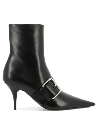 Balenciaga Ankle Boots In Black