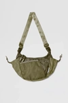 Baboon To The Moon Womens Crocodile Crescent-shape Recycled-nylon Crossbody Bag In Crocodile