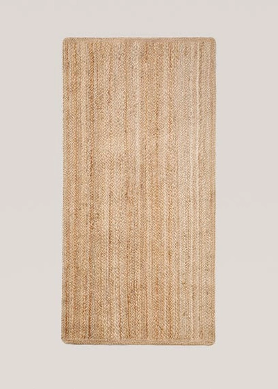 Mango Home Natural Fibre Carpet 60x120 Beige In Neutral