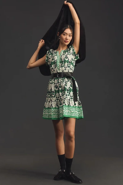 The Somerset Collection By Anthropologie The Somerset Mini Dress In Green