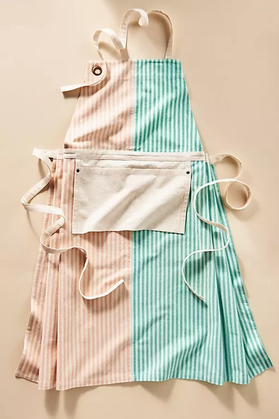 Anthropologie Trudy Apron In Green