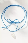Frasier Sterling Santa Monica Choker Necklace In Blue