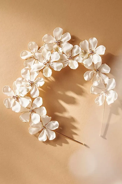 Nakamol Flower Headband In White