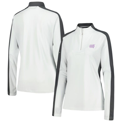 Levelwear White Nhl 2023 Hockey Fights Cancer Remi Quarter-zip Top