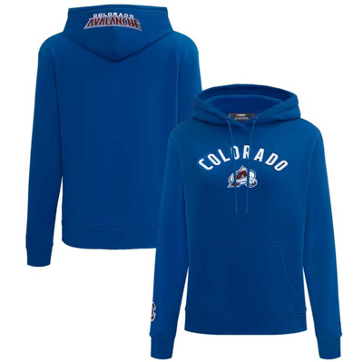 Pro Standard Navy Colorado Avalanche Classic Chenille Pullover Hoodie