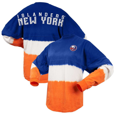 Spirit Jersey Fanatics Branded Royal/orange New York Islanders Ombre Long Sleeve T-shirt