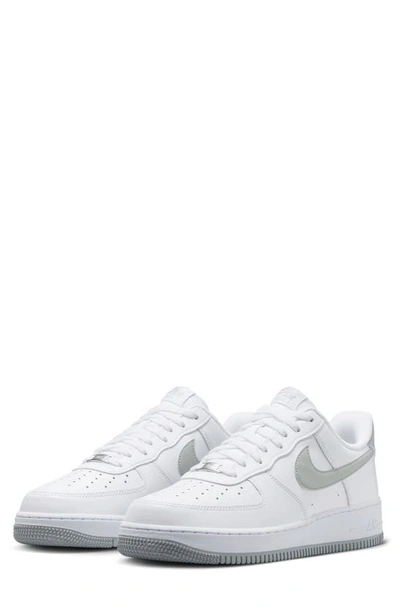 Nike Men's Air Force 1 '07 Shoes In White/light Smoke Grey/white
