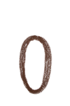 Brunello Cucinelli Rose Gold Chain Link Necklace In C170