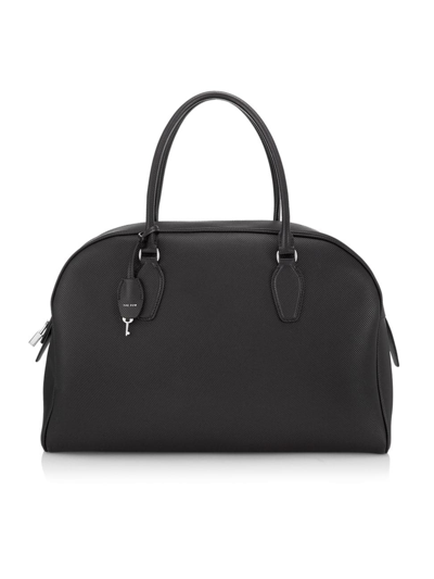 The Row Women's India 15.75 Leather Tote Bag In Black