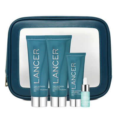 Lancer Skincare Method Intro Kit For Sensitive Skin In Blue
