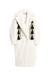 Max Mara Luxurious Alpaca And Wool Jacket For Fashion-forward Women In White