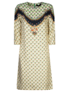 Etro Mix-print Shift Dress In C