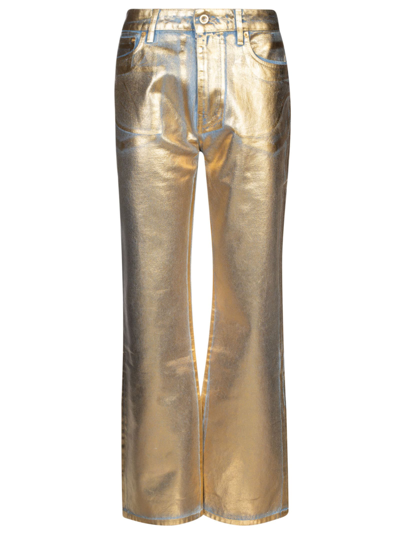 Rabanne Paco  Trousers In Dark Gold