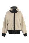 Canada Goose Simcoe Tech Fleece Zip Hoodie In Beige