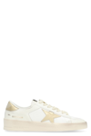 GOLDEN GOOSE STARDAN LEATHER AND FABRIC LOW-TOP SNEAKERS