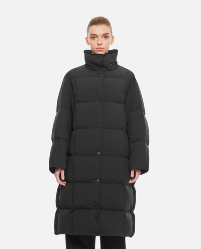 Stand Studio Salina Quilted Shell Down Coat In Black