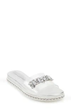 KARL LAGERFELD BIJOU EMBELLISHED SLIDE