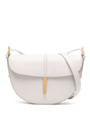 DEMELLIER WHITE THE TOKYO SADDLE LEATHER CROSS BODY BAG