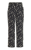 ROSIE ASSOULIN OBOE PRINTED COTTON-BLEND CROPPED PANTS