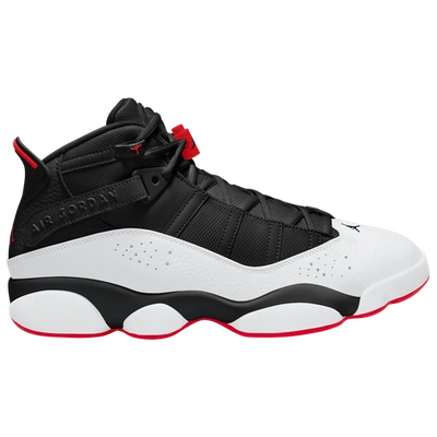Jordan Mens  6 Rings In White/black/university Red
