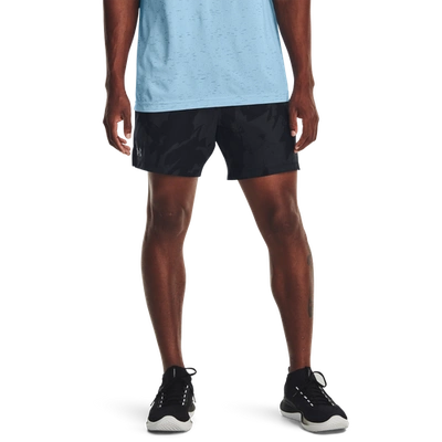 Under Armour Mens  Vanish Woven 6" Printed Shorts In Pitch Grey/black