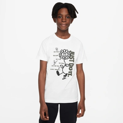 Nike Kids' Boys  Nsw Jdi Flower T-shirt In White