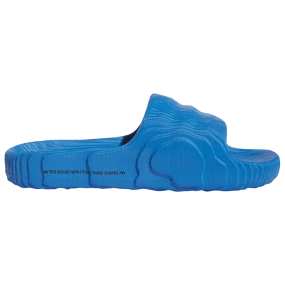 Adidas Originals Mens  Adilette 22 Slides In Core Black/blue