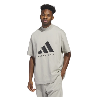Adidas Originals Mens Adidas One Cotton Jersey T-shirt In Sesame/sesame