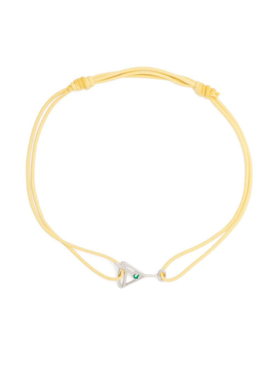 Alíta Alita Martini Esmeralda Cord Bracelet Accessories In Yellow & Orange
