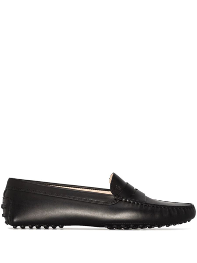 Tod's Rodos Classic Loafer Shoes In Black