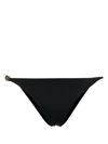 Versace Greek Chain Swim Slip In Black