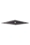 Hugo Boss Bandanna In With Logos And Seasonal Print In Black