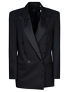 Isabel Marant Fevim Wool Double-breasted Blazer In Black