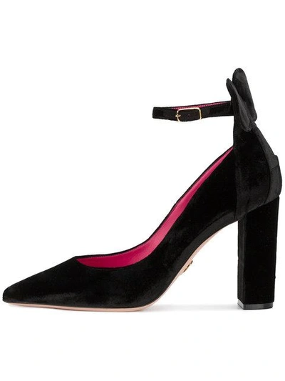 Oscar Tiye Black Minnie 100 Suede Pumps