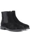 TOD'S SUEDE ANKLE BOOTS,P00282256