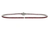Diana M. 3.48 Carat Ruby And Diamond Bracelet In White