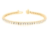 Diana M. 4.00 Carat Diamond Tennis Bracelet In Yellow