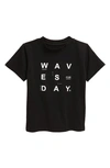 TINY TRIBE KIDS' WAVES FOR DAYS GRAPHIC T-SHIRT