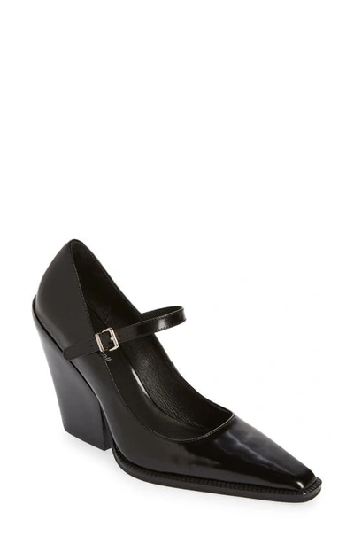 Jeffrey Campbell Liberate Mary Jane Pump In Black Box