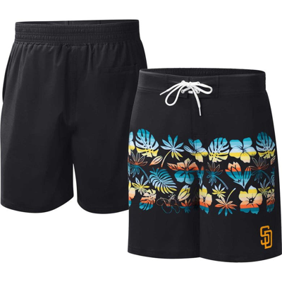 G-iii Sports By Carl Banks Men's  Black St. Louis Cardinals Breeze Volley Swim Shorts